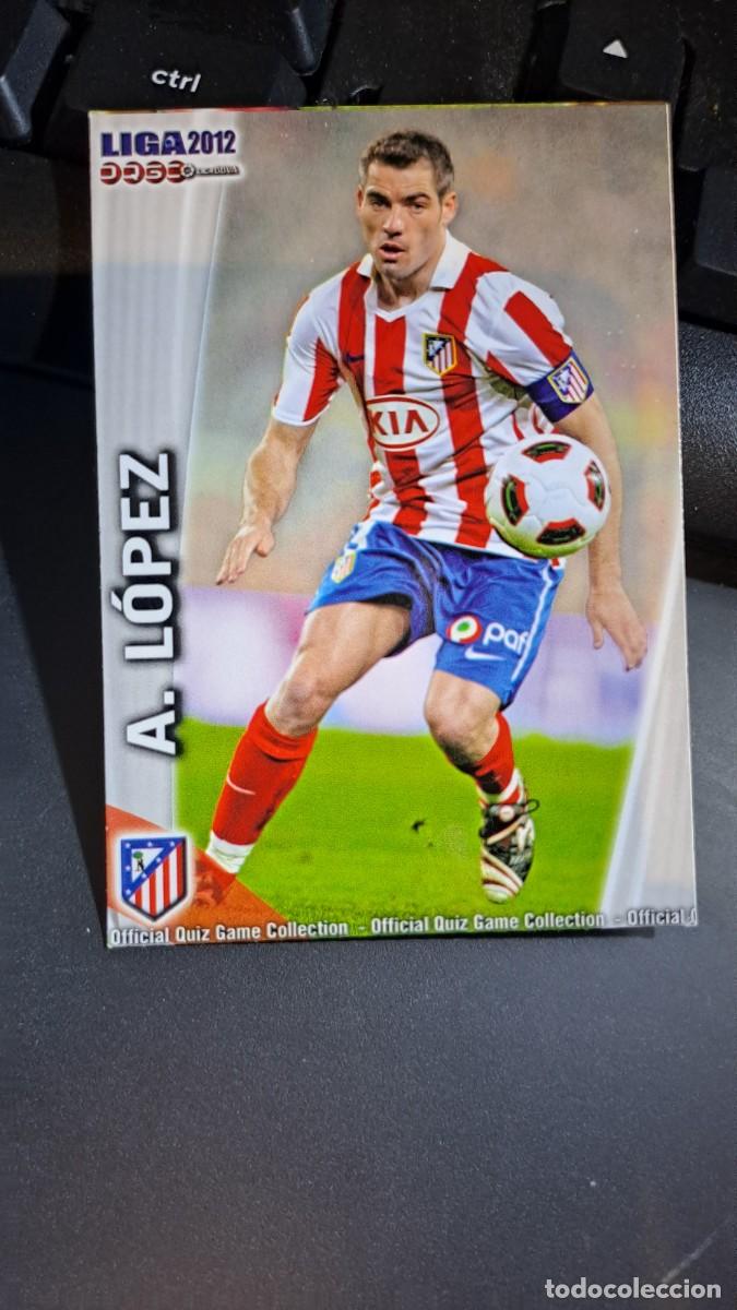 Coleccionismo Cromos antiguos: QUIZ GAME 2012 ANTONIO LOPEZ 172 ATLETICO DE MADRID CROMO LIGA 2011 2012 11 12 MUNDICROMO