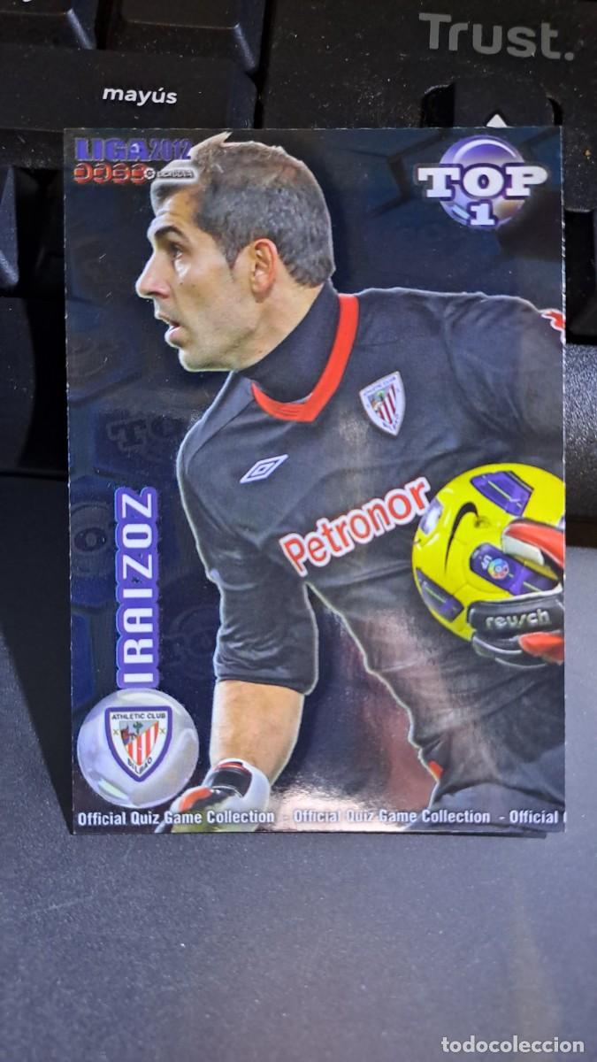 Coleccionismo Cromos antiguos: QUIZ GAME 2012 IRAIZOZ 543 BRILLO LISO AZUL ATHLETIC CLUB DE BILBAO LIGA 2011 2012 11 12 MUNDICROMO