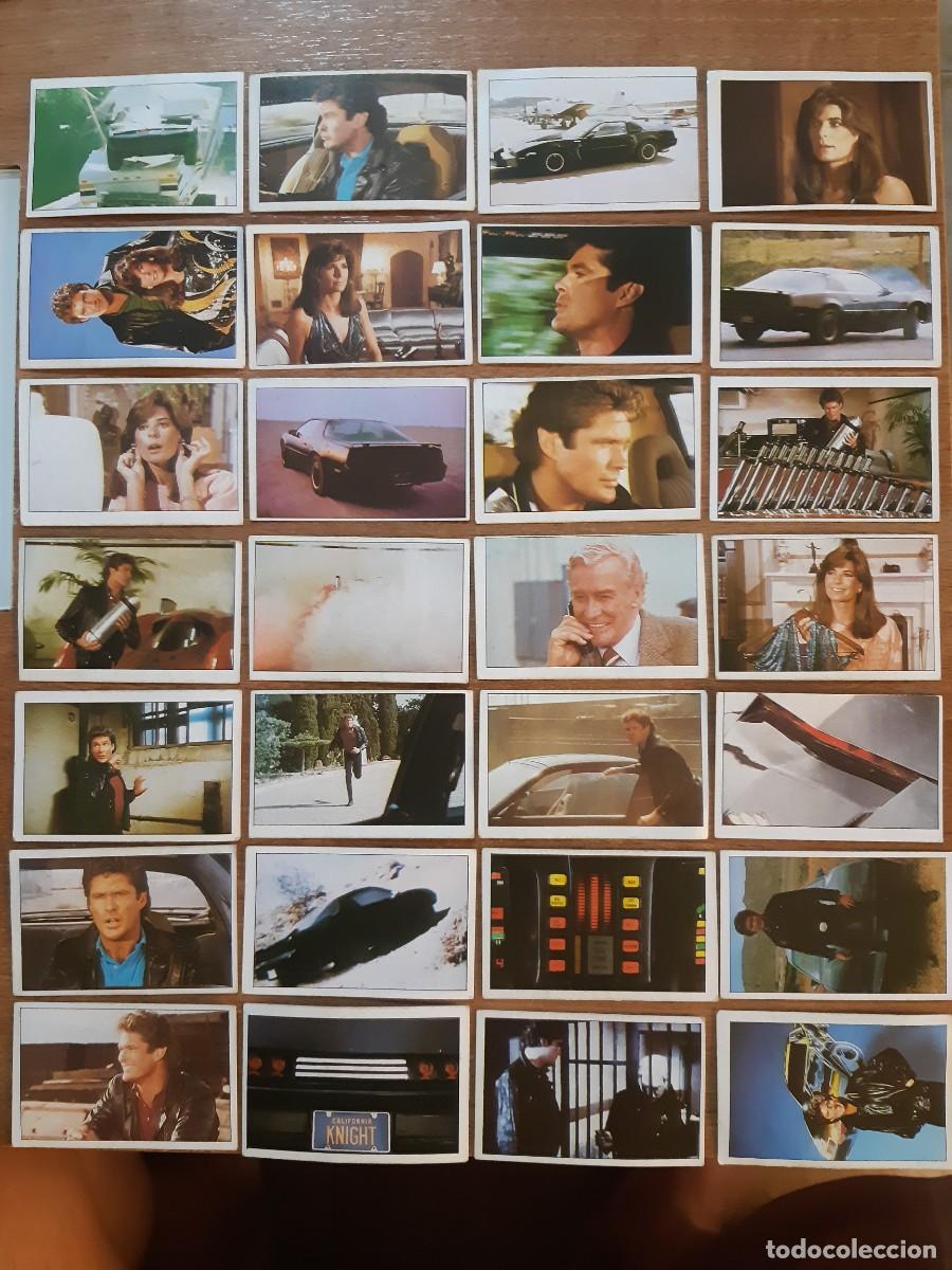 Coleccionismo Cromos antiguos: LOTE 28 CROMOS DIFERENTES EL COCHE FANTASTICO ED. COMIC-ROMO 1982. NUNCA PEGADOS, SIN PEGAR