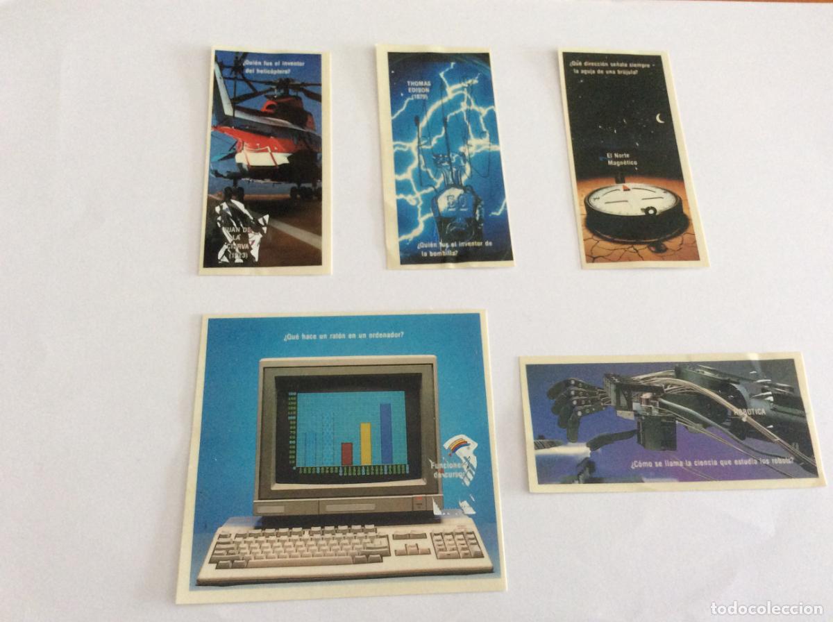 Coleccionismo Cromos antiguos: Lote Cromos Grandes Inventos Danone 1992 92