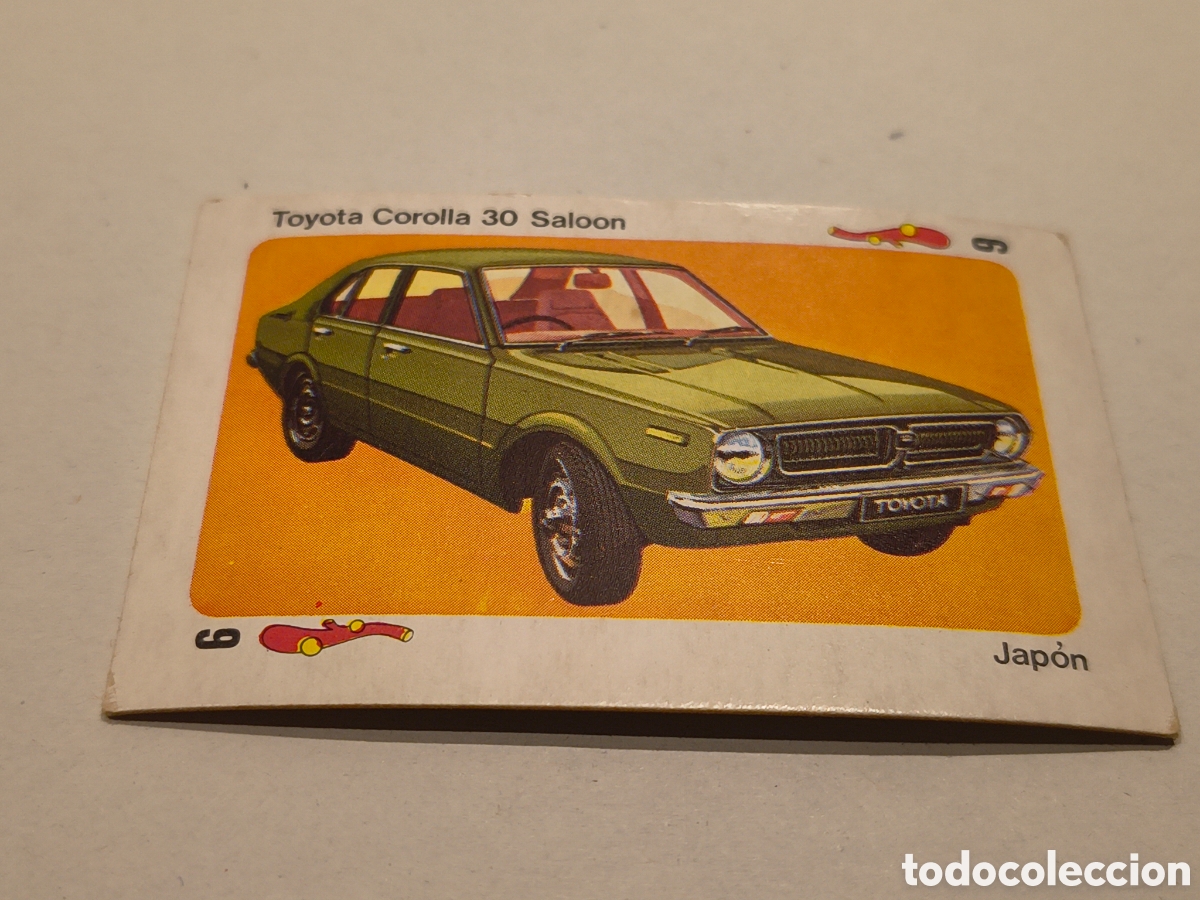 Coleccionismo Cromos antiguos: TELE MOTOR EDICIONES ESTE TOYOTA COROLLA 30 SALOON, SEIS DE BASTOS
