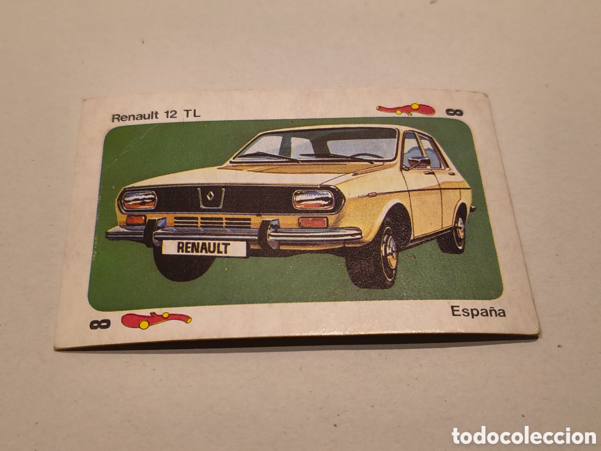 Coleccionismo Cromos antiguos: TELE MOTOR EDICIONES ESTE RENAULT 12 TL 8 DE BASTOS