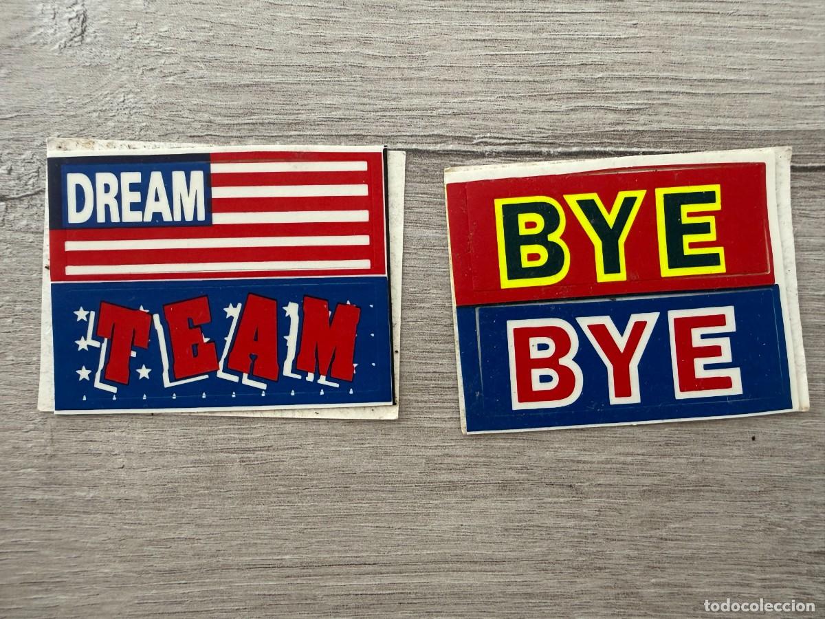 Coleccionismo Cromos antiguos: 2 Bambers de Phoskitos - Dream Team y Bye Bye