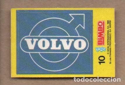 Coleccionismo Cromos antiguos: CROMO BIMBO MARCAS, N&ordm; 10 - VOLVO. 1983, SIN PEGAR.