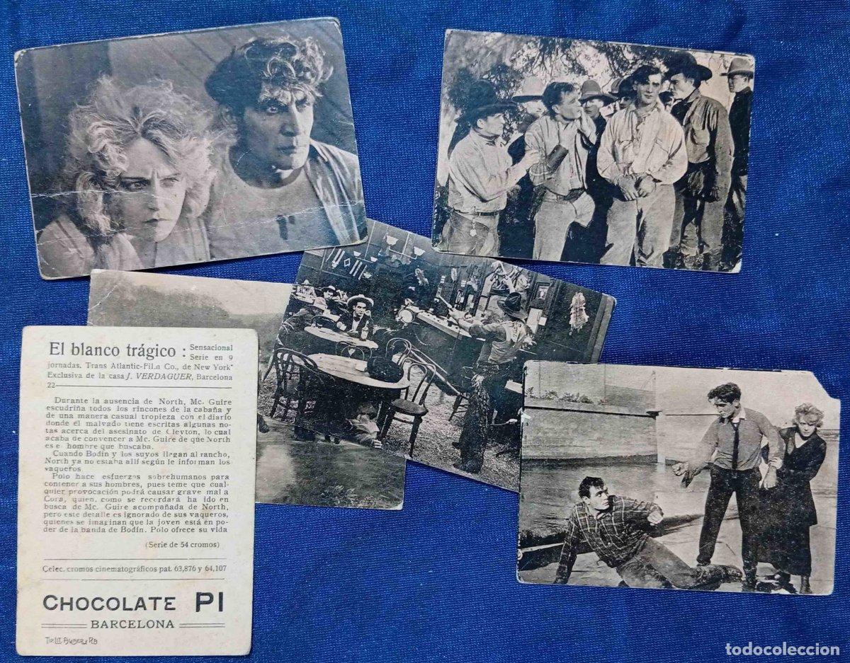 Coleccionismo Cromos antiguos: LOTE DE CROMOS CROMOS SUELTOS; 2,00 &euro;. EL BLANCO TR&Aacute;GICO. EDDIE POLO. CHOCOLATE PI, 1917.