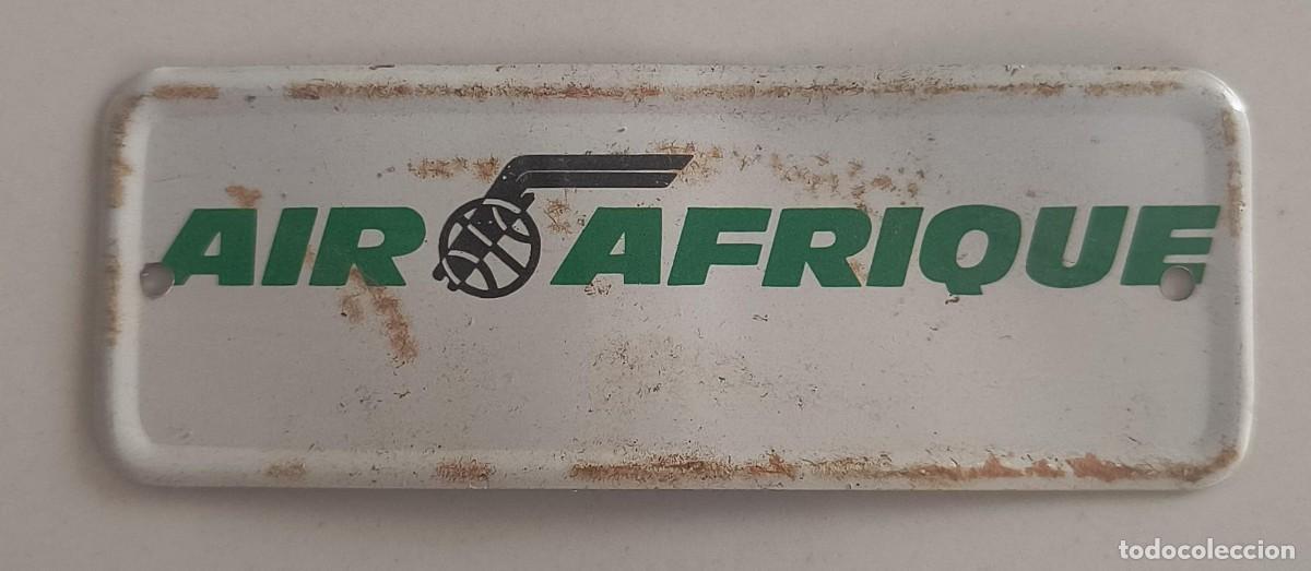 Coleccionismo Cromos antiguos: CHAPA MET&Aacute;LICA N&ordm; 3 AIR AFRIQUE - AEROM&Eacute;XICO - BIMBO - 1970