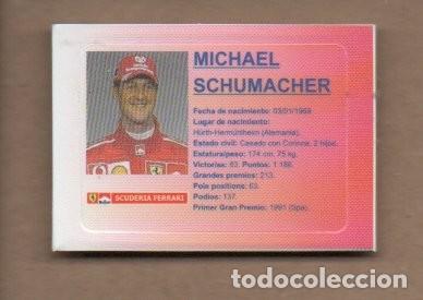 Coleccionismo Cromos antiguos: CROMO ACOLCHADO, JUMPERS - PEGATOPLASTICO - MICHAEL SCHUMACHER, SCUDERIA FERRARI.