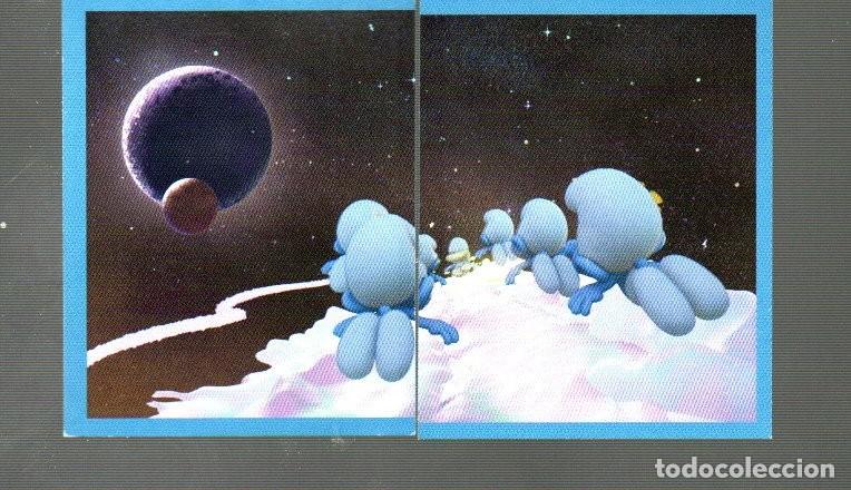 Coleccionismo Cromos antiguos: CROMO DE SMERFY A&Ntilde;O 2025 N&ordm; 73 - 74 NO ESTUVO PEGADO