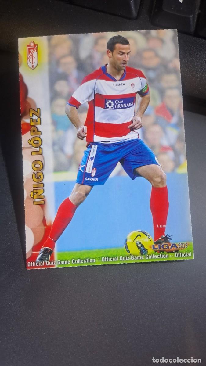 Coleccionismo Cromos antiguos: QUIZ GAME 2013 I&Ntilde;IGO LOPEZ 442 GRANADA FICHAS LIGA 2012 2013 12 13 MUNDICROMO