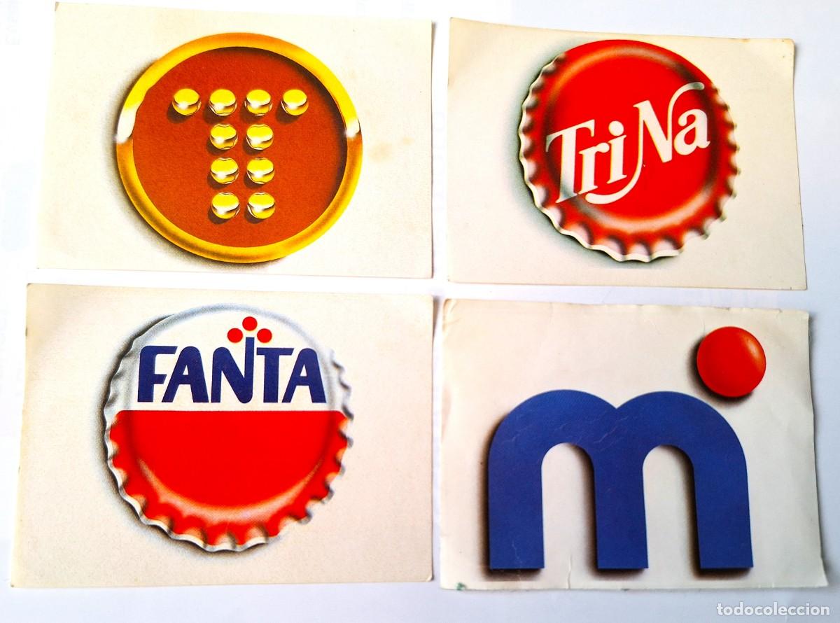 Coleccionismo Cromos antiguos: LOTE 4 CROMOS ANTIGUOS MARCAS COMERCIALES - TAMA&Ntilde;O 7,5 X 5,5 - A&Ntilde;OS 80 - BUEN ESTADO