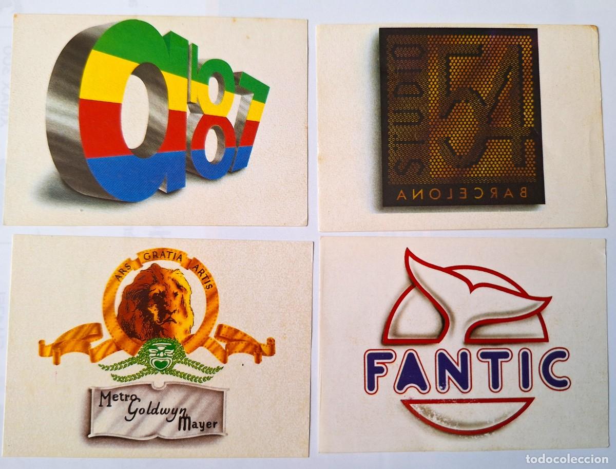 Coleccionismo Cromos antiguos: LOTE 4 CROMOS ANTIGUOS MARCAS COMERCIALES - TAMA&Ntilde;O 7,5 X 5,5 - A&Ntilde;OS 80 - BUEN ESTADO
