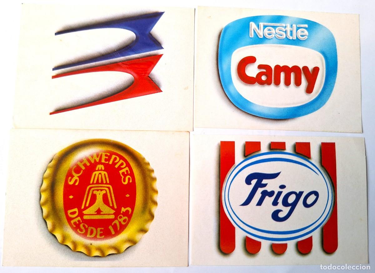 Coleccionismo Cromos antiguos: LOTE 4 CROMOS ANTIGUOS MARCAS COMERCIALES - TAMA&Ntilde;O 7,5 X 5,5 - A&Ntilde;OS 80 - BUEN ESTADO
