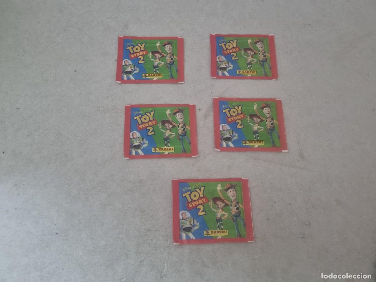 Coleccionismo Cromos antiguos: Lote de 5 sobres cerrados de Toy Story 2
