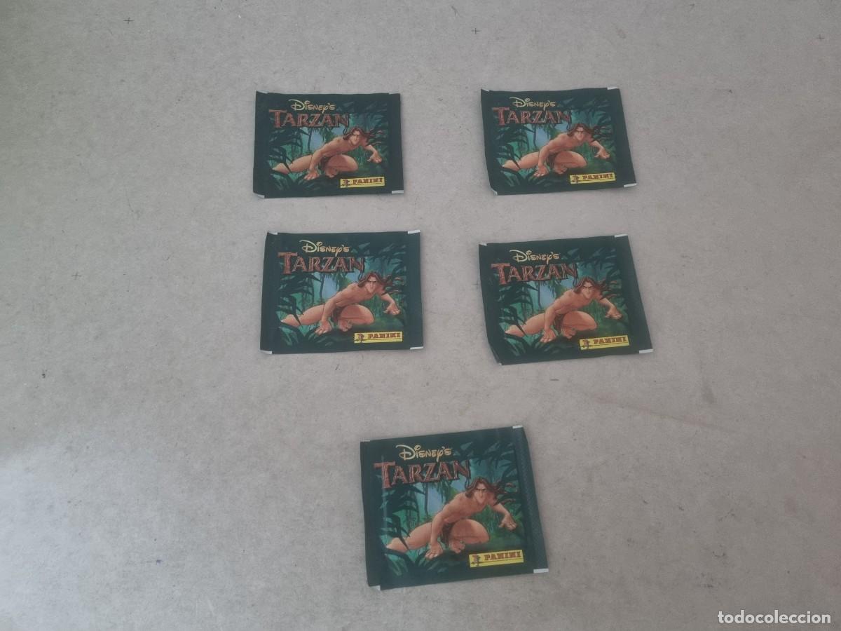 Coleccionismo Cromos antiguos: Lote de 5 sobres cerrados de Tarzan