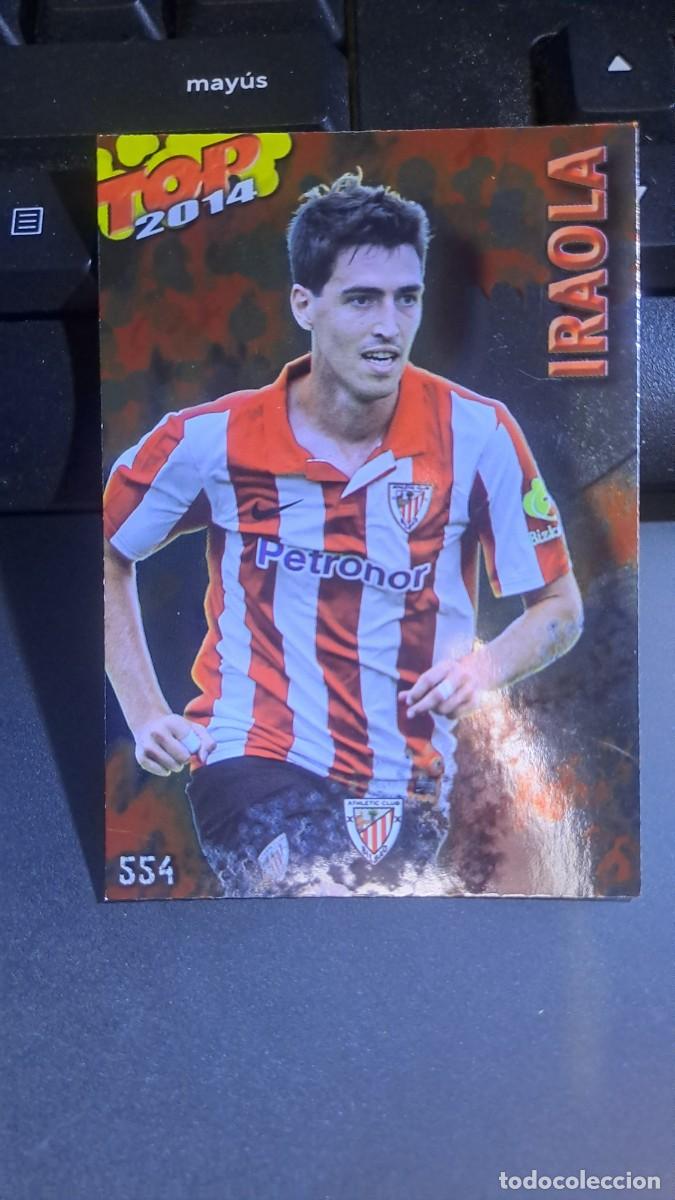 Coleccionismo Cromos antiguos: QUIZ GAME 2014 IRAOLA BRILLO LISO ROJO 554 ATHLETIC CLUB DE BILBAO LIGA 2013 2014 13 14 MUNDICROMO