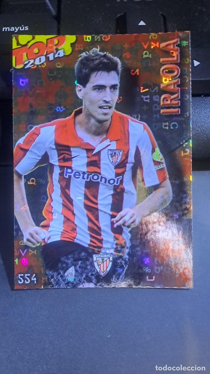 Coleccionismo Cromos antiguos: QUIZ GAME 2014 IRAOLA ROJO LETRAS 554 ATHLETIC CLUB DE BILBAO CROMO LIGA 2013 2014 13 14 MUNDICROMO