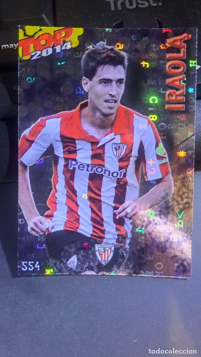 Coleccionismo Cromos antiguos: QUIZ GAME 2014 IRAOLA BRILLO AZUL LETRAS 554 ATHLETIC CLUB DE BILBAO LIGA 2013 2014 13 14 MUNDICROMO