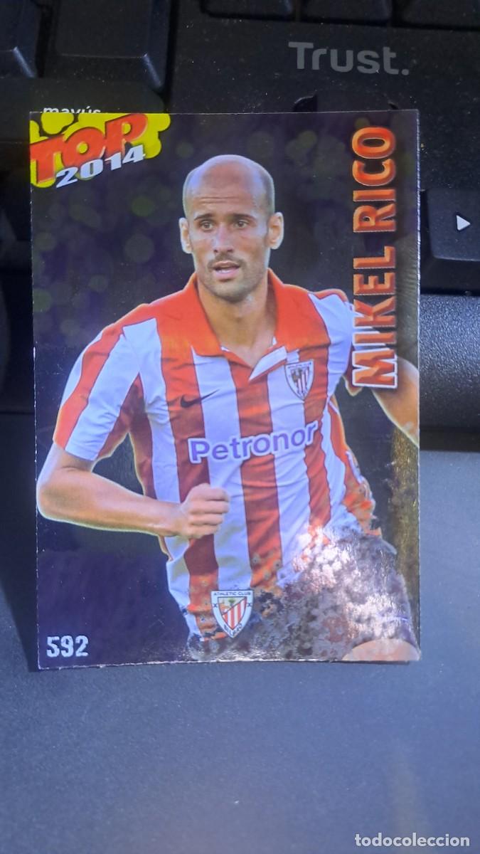 Coleccionismo Cromos antiguos: QUIZ GAME 2014 MIKEL RICO BRILLO LISO AZUL 592 ATHLETIC CLUB BILBAO LIGA 2013 2014 13 14 MUNDICROMO