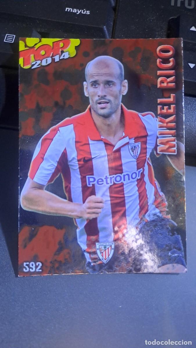 Coleccionismo Cromos antiguos: QUIZ GAME 2014 MIKEL RICO BRILLO LISO ROJO 592 ATHLETIC CLUB BILBAO LIGA 2013 2014 13 14 MUNDICROMO