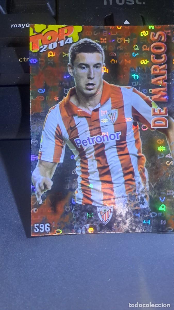 Coleccionismo Cromos antiguos: QUIZ GAME 2014 DE MARCOS ROJO LETRAS 596 ATHLETIC CLUB BILBAO CROMO LIGA 2013 2014 13 14 MUNDICROMO