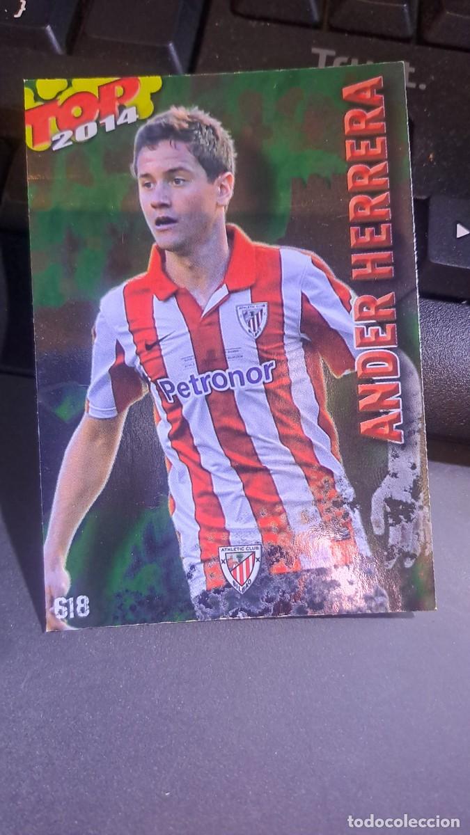Coleccionismo Cromos antiguos: QUIZ GAME 2014 ANDER HERRERA 618 BRILLO LISO VERDE ATHLETIC CLUB BILBAO 2013 2014 13 14 MUNDICROMO