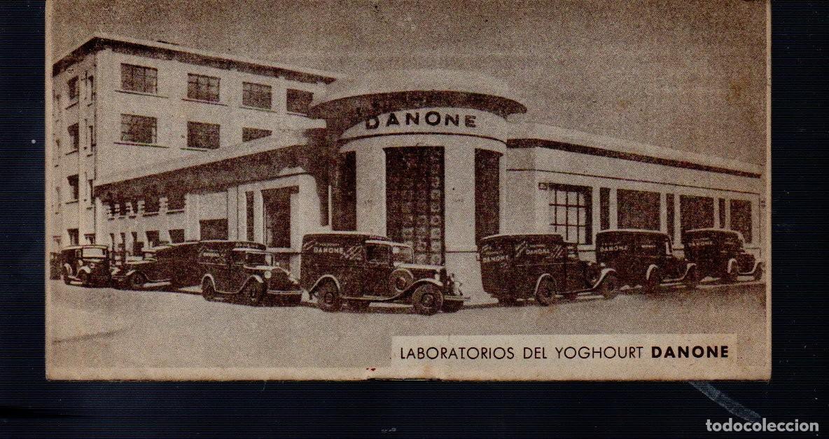 Coleccionismo Cromos antiguos: ANTIGUA FELICITACIONDE LABORATORIOS YOGHOUT DE DANPNE DEL A&Ntilde;O 1945
