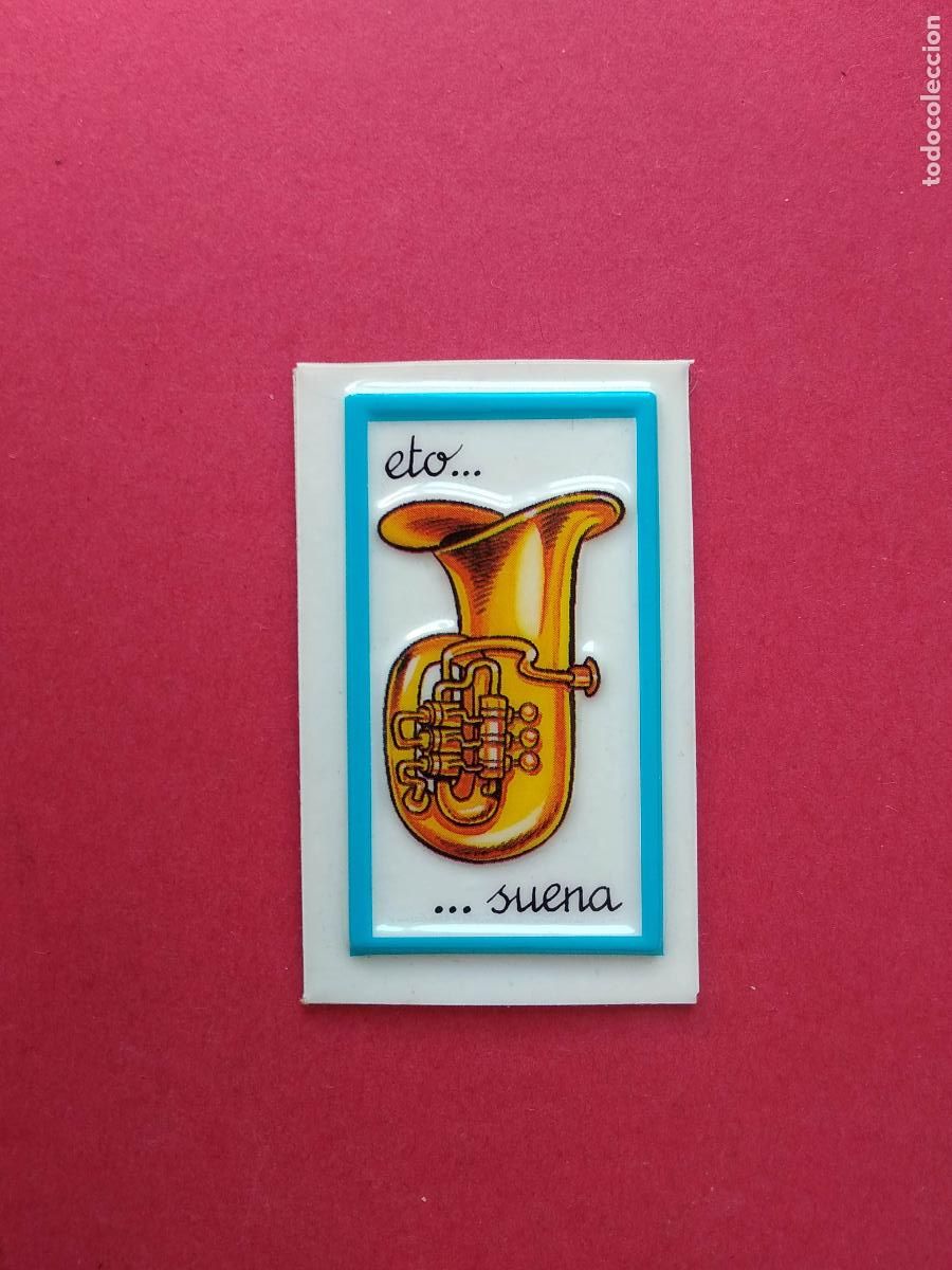 Coleccionismo Cromos antiguos: CROMO PEGATINA SIN PEGAR BOLLYCAO ETO SUENA