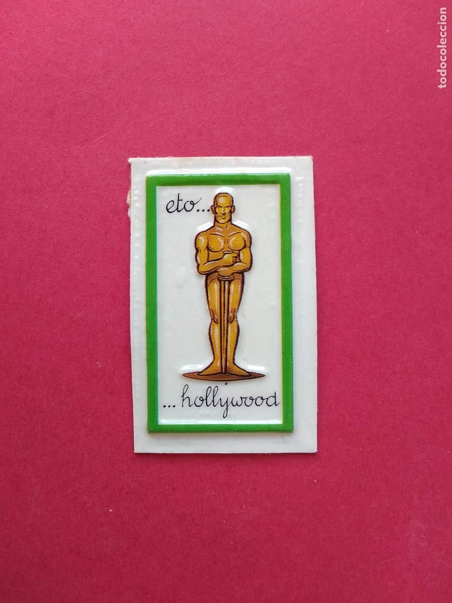 Coleccionismo Cromos antiguos: CROMO PEGATINA SIN PEGAR BOLLYCAO ETO HOLLYWOOD