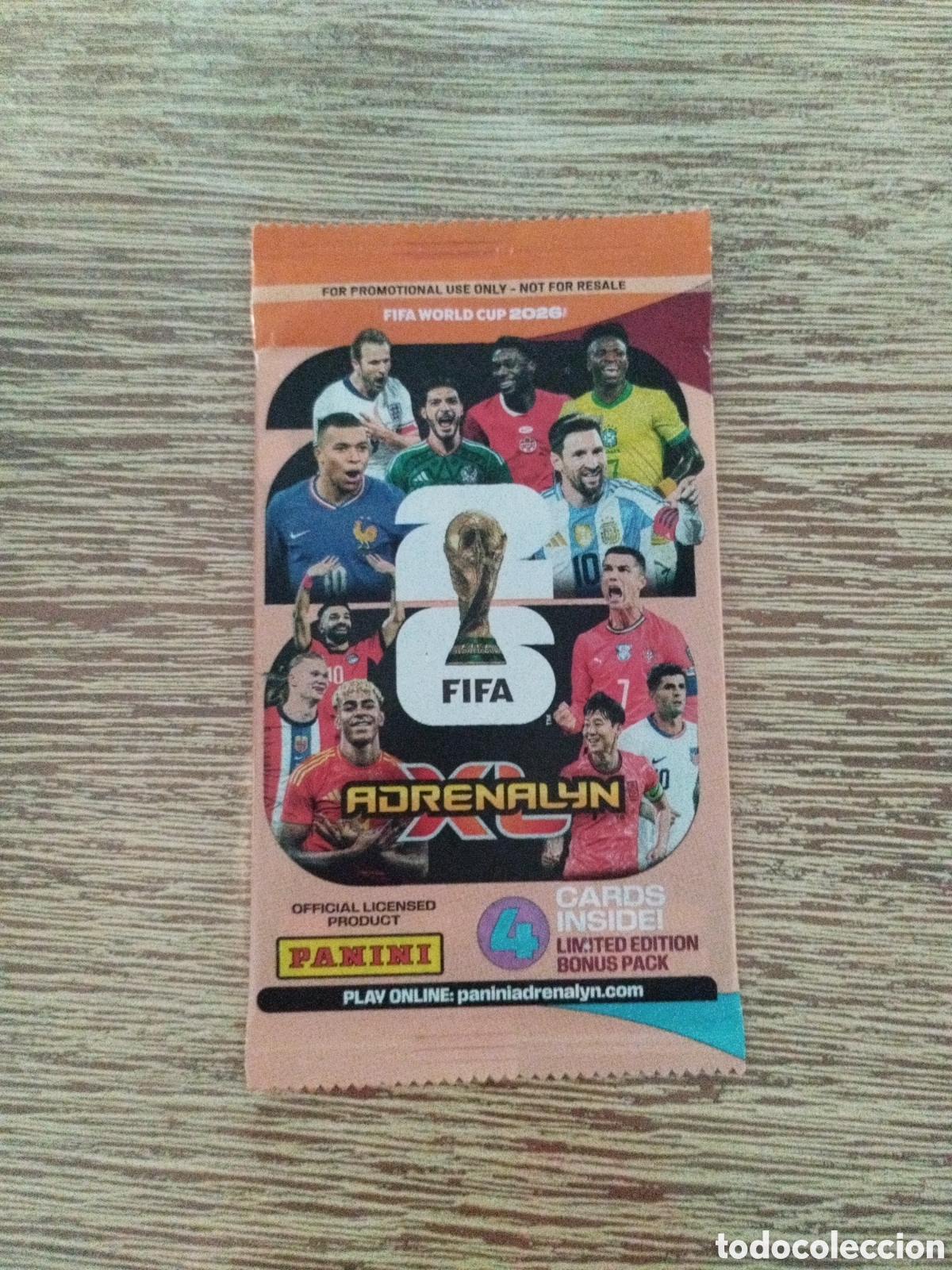 Coleccionismo Cromos antiguos: Sobre Sin Abrir - Mundial 2026 - Adrenalyn XL Panini - Fifa World Cup 26 - 4 cartas