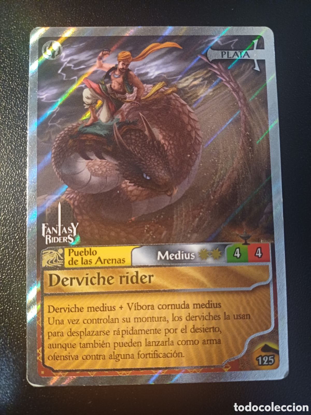 Sammeln alte Sammelbilder: #125 DERVICHE RIDER MEDIUS FANTASY RIDERS EL RESURGIR DE LOS DRAGONES 2021