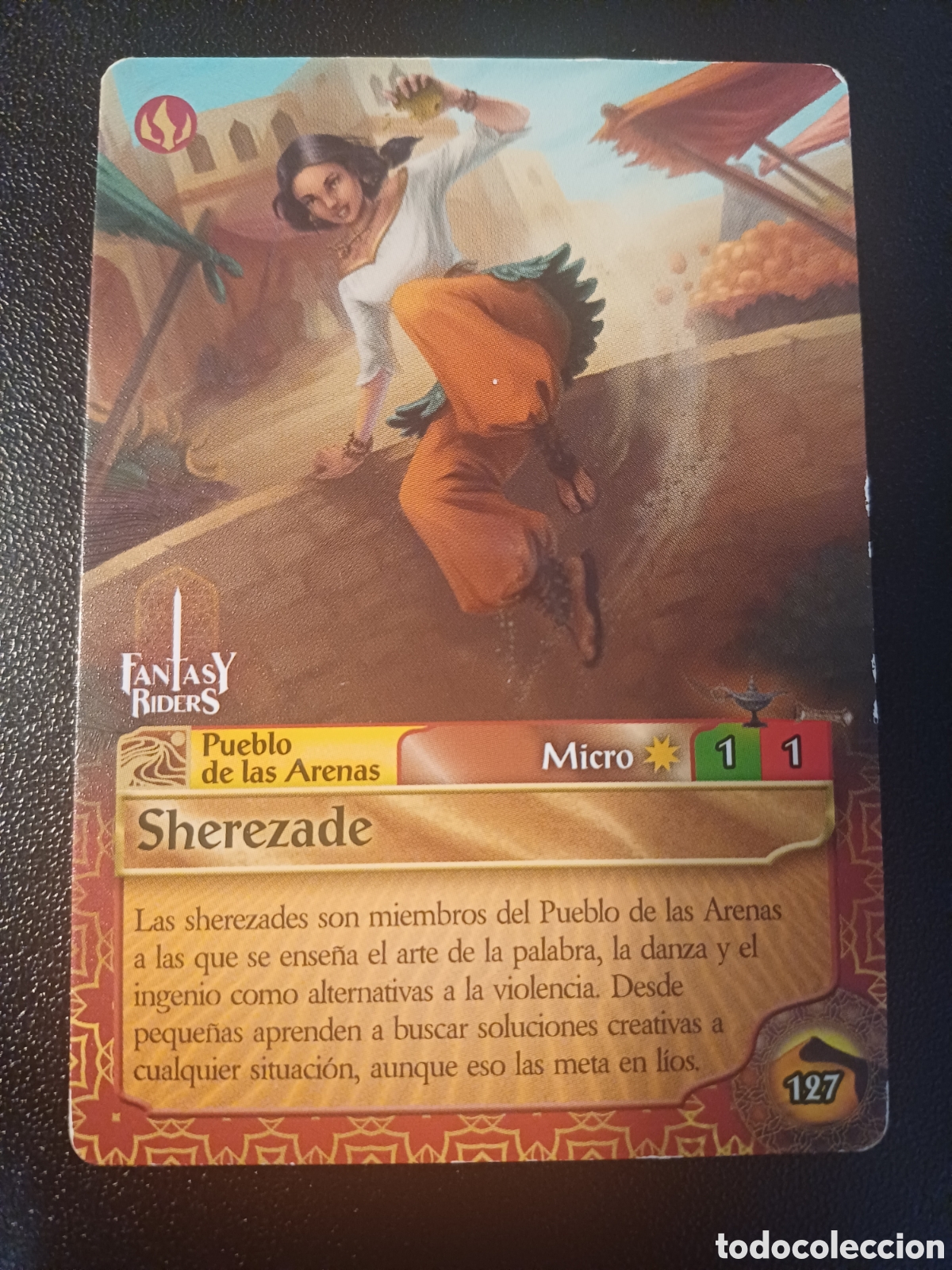Sammeln alte Sammelbilder: #127 SHEREZADE MICRO FANTASY RIDERS EL RESURGIR DE LOS DRAGONES 2021