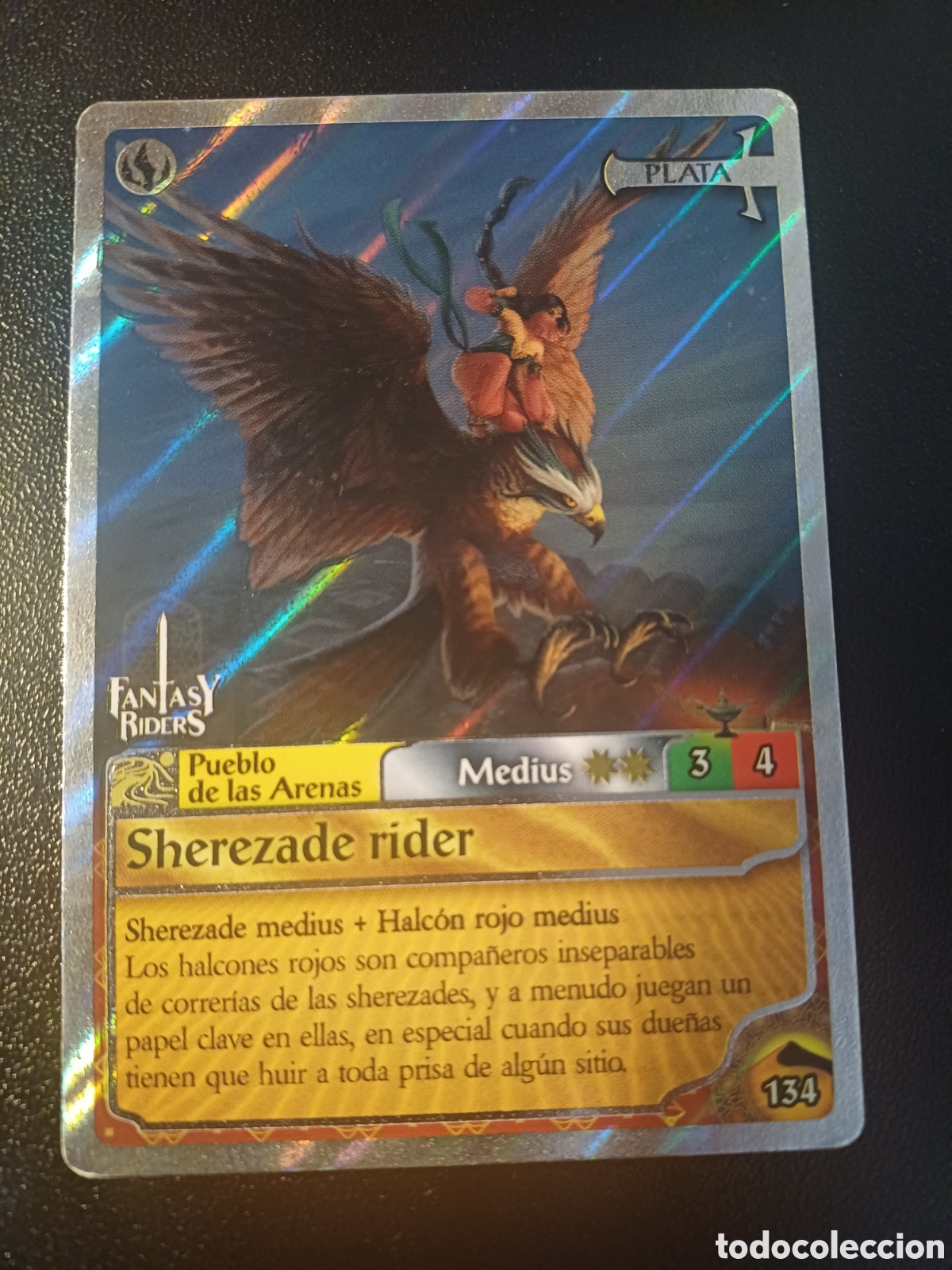 Colecionismo Cromos antigos: #134 SHEREZADE RIDER MEDIUS PLATA FANTASY RIDERS EL RESURGIR DE LOS DRAGONES 2021
