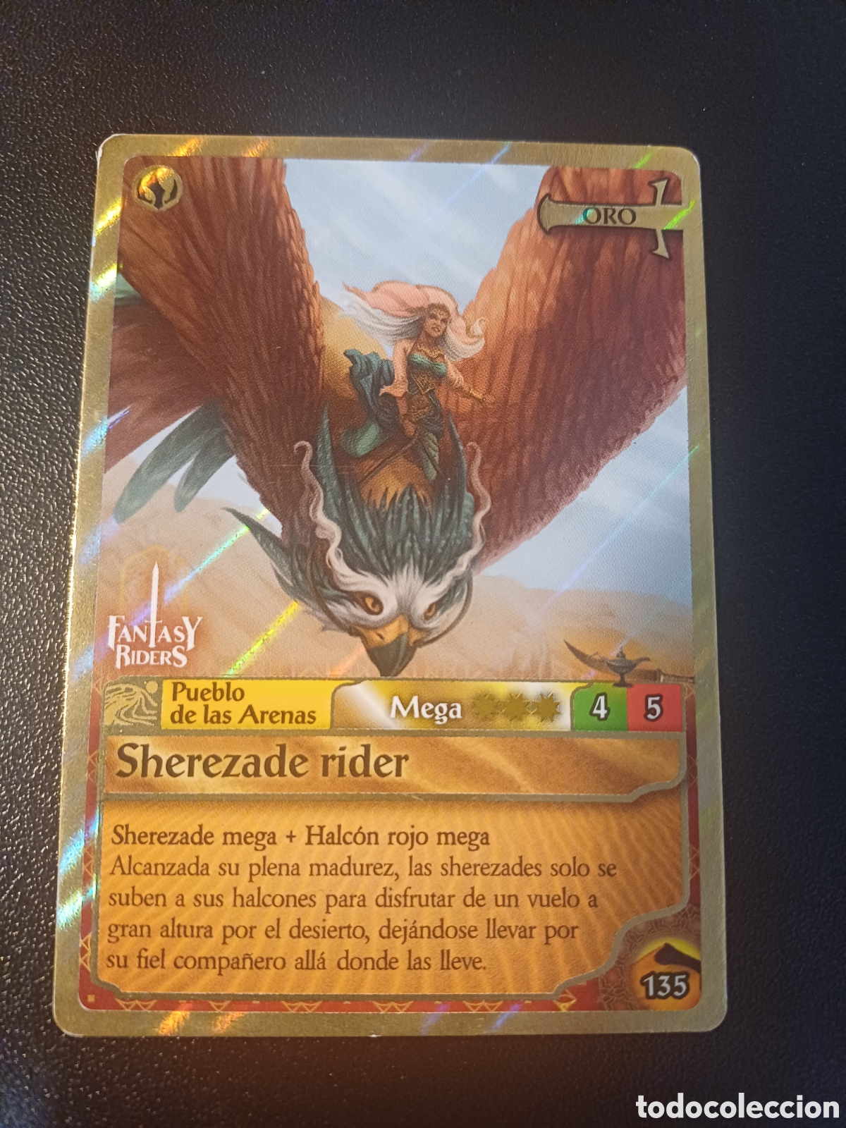 Sammeln alte Sammelbilder: #135 SHEREZADE RIDER MEGA ORO FANTASY RIDERS EL RESURGIR DE LOS DRAGONES 2021