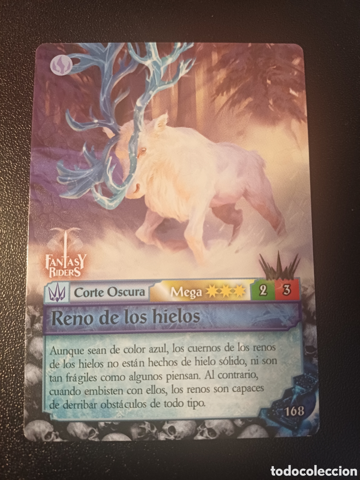 Collezionismo Figurine antiche: #168 RENO DE LOS HIELOS MEGA FANTASY RIDERS EL RESURGIR DE LOS DRAGONES 2021