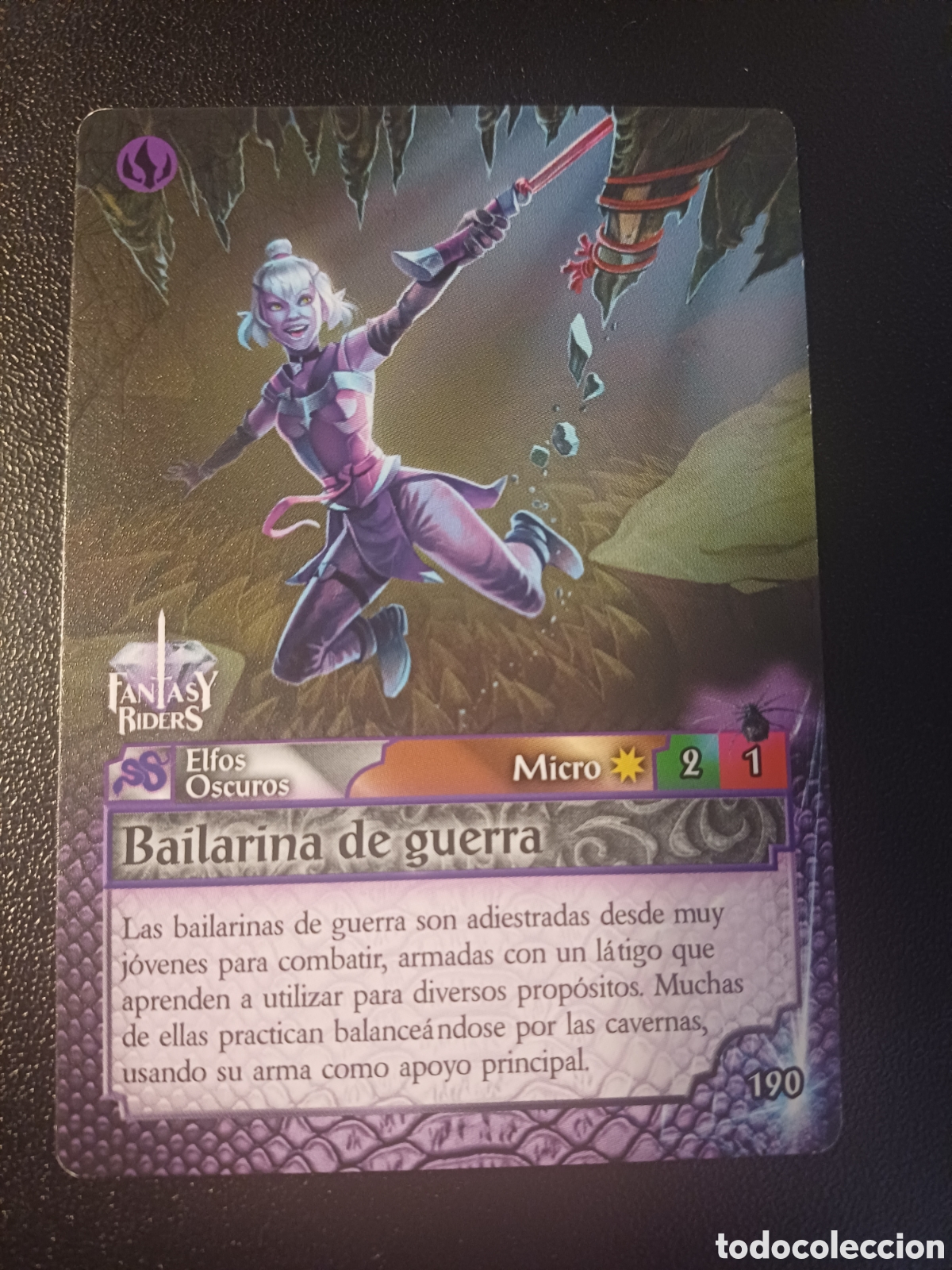 Collezionismo Figurine antiche: #190 BAILARINA DE GUERRA MICRO FANTASY RIDERS EL RESURGIR DE LOS DRAGONES 2021