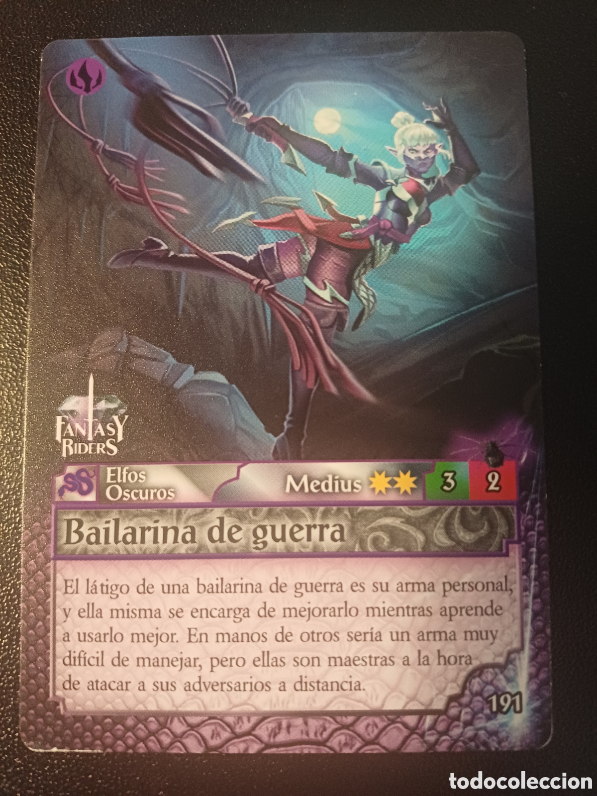 Collezionismo Figurine antiche: #191 BAILARINA DE GUERRA MEDIUS FANTASY RIDERS EL RESURGIR DE LOS DRAGONES 2021