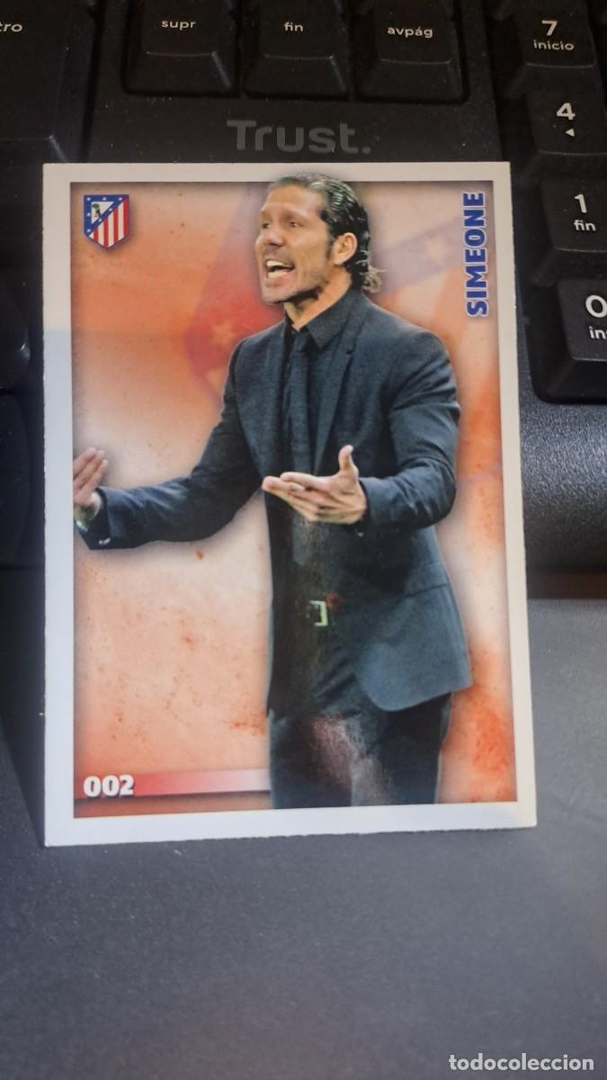 Coleccionismo Cromos antiguos: LAS FICHAS DE LA LIGA QUIZ 2015 SIMEONE 2 ATLETICO DE MADRID CROMO LIGA 2014 2015 14 15 MUNDICROMO