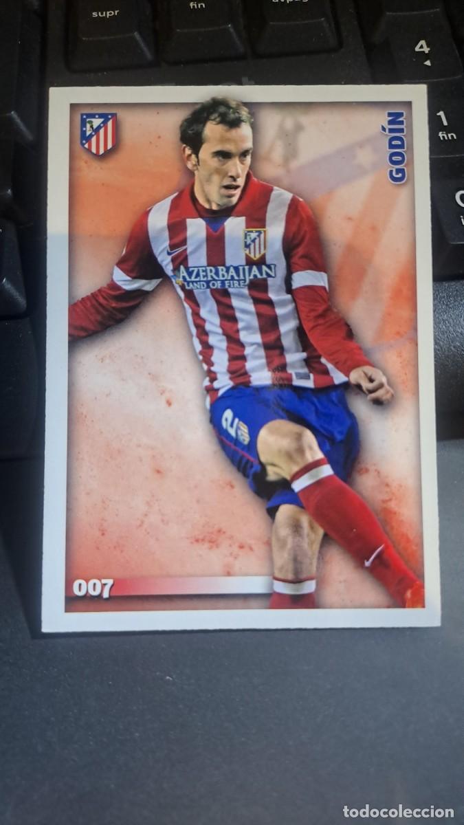 Coleccionismo Cromos antiguos: LAS FICHAS DE LA LIGA QUIZ 2015 GODIN 7 ATLETICO DE MADRID CROMO LIGA 2014 2015 14 15 MUNDICROMO