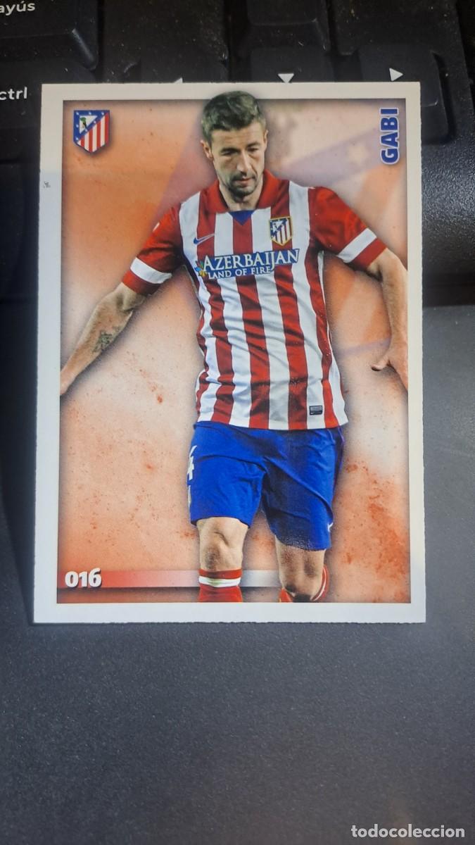 Coleccionismo Cromos antiguos: LAS FICHAS DE LA LIGA QUIZ 2015 GABI 16 ATLETICO MADRID CROMO LIGA 2014 2015 14 15 MUNDICROMO