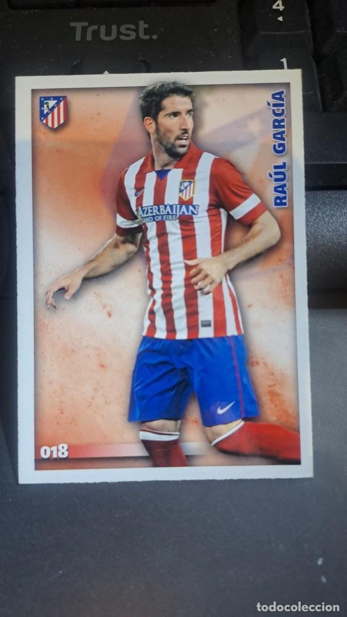 Coleccionismo Cromos antiguos: LAS FICHAS DE LA LIGA QUIZ 2015 RAUL GARCIA 18 ATLETICO MADRID CROMO LIGA 2014 2015 14 15 MUNDICROMO