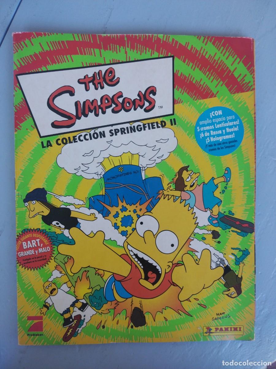 Coleccionismo Cromos antiguos: ALBUM THE SIMPSON. LA COLECCI&Oacute;N SPRINGFIEL II. A falta solo de 1 cromo