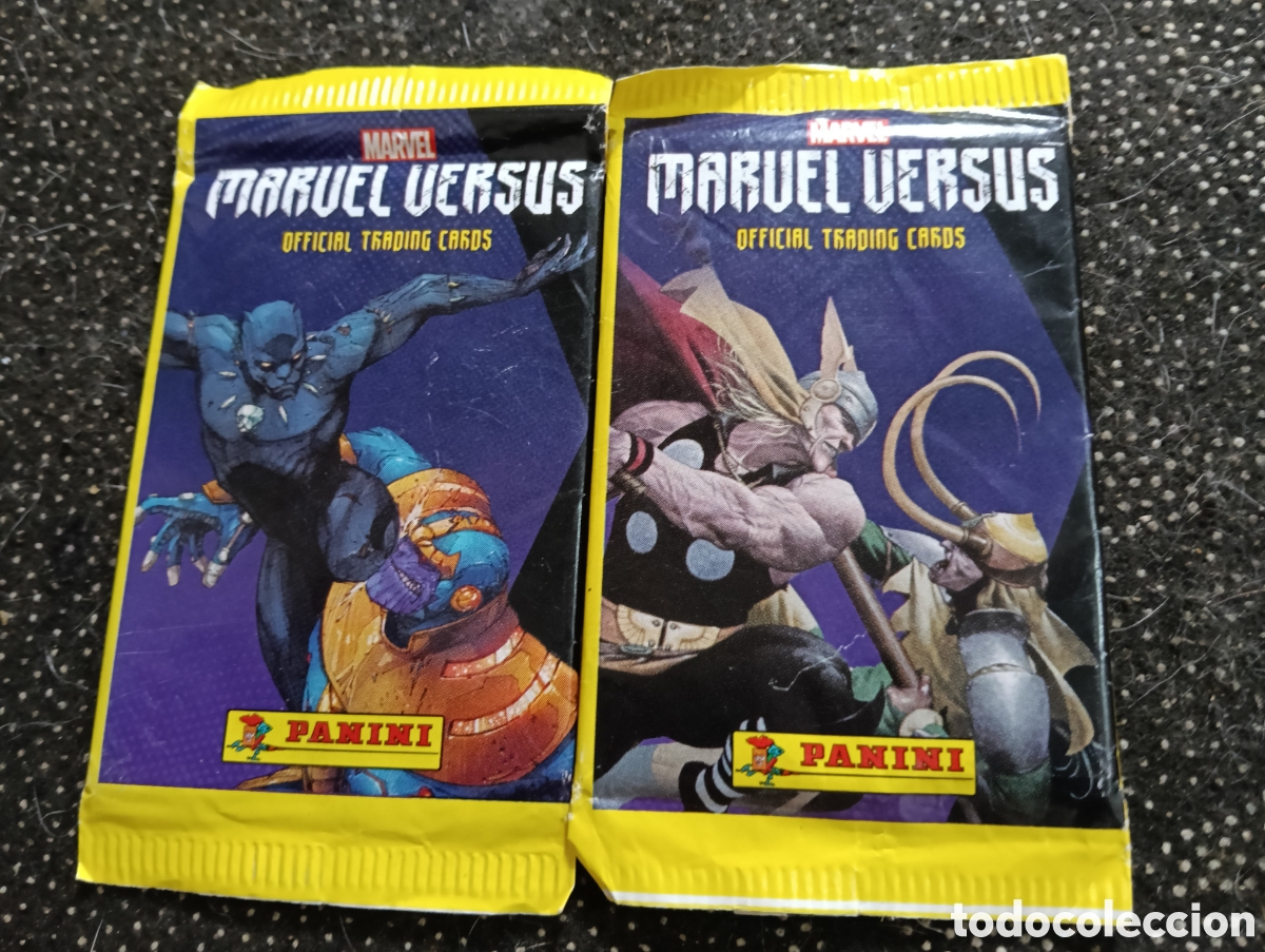 Coleccionismo Cromos antiguos: Lote de 2 sobres de MARVEL VERSUS 2022 SIN ABRIR