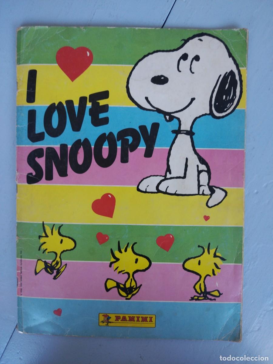 Coleccionismo Cromos antiguos: ALBUM CROMOS I LOVE SNOOPY. Panini