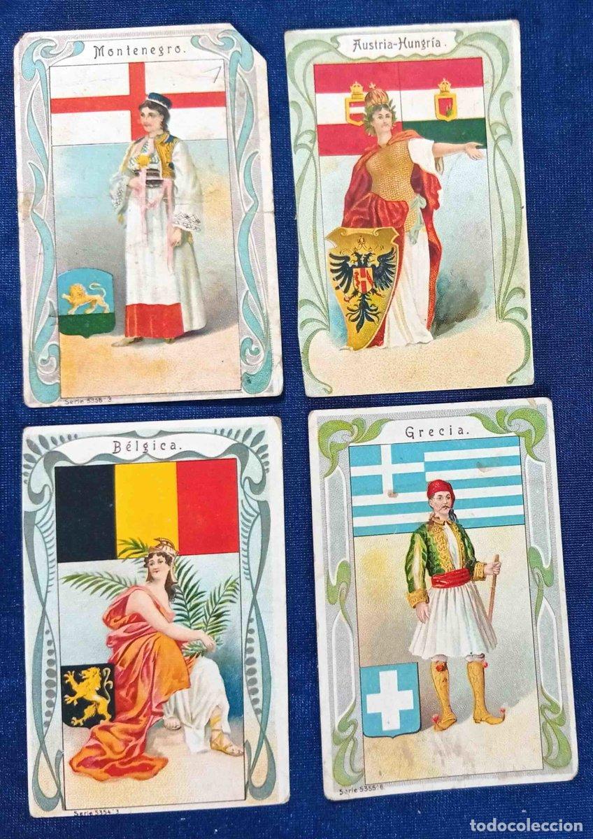 Coleccionismo Cromos antiguos: LOTE DE CROMOS CROMOS SUELTOS; 3,00 &euro;. MUJERES, BANDERAS Y ESCUDOS. CHOCOLATE JUAN CAMPS..