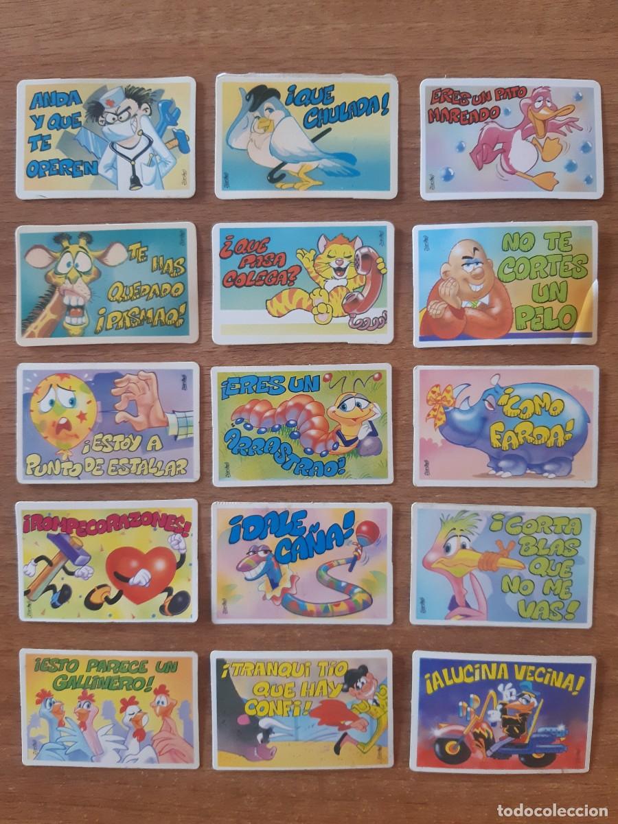 Coleccionismo Cromos antiguos: BOLLYCAO LOTE 15 CROMOS DIFERENTES PEGUITARJETAS I Y II. NUNCA PEGADOS, SIN PEGAR