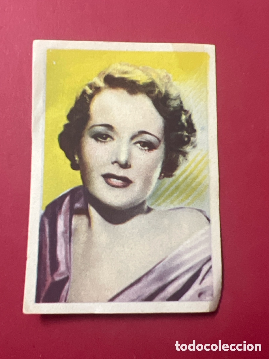 Coleccionismo Cromos antiguos: C4328. CROMO DE CINEFOTO MARY ASTOR SIN PEGAR HOJA F 1-A N&ordm; 1 ***A&Ntilde;O 1943 DE BRUGUERA