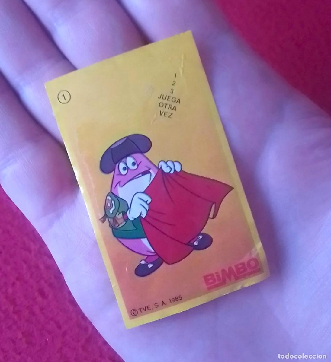 Coleccionismo Cromos antiguos: CROMO 1 BIMBO 1985 PROGRAMA TVE 1 2 3 UN DOS TRES JUEGA RESPONDA OTRA VEZ EL CHOLLO MAYRA G&Oacute;MEZ KEMP