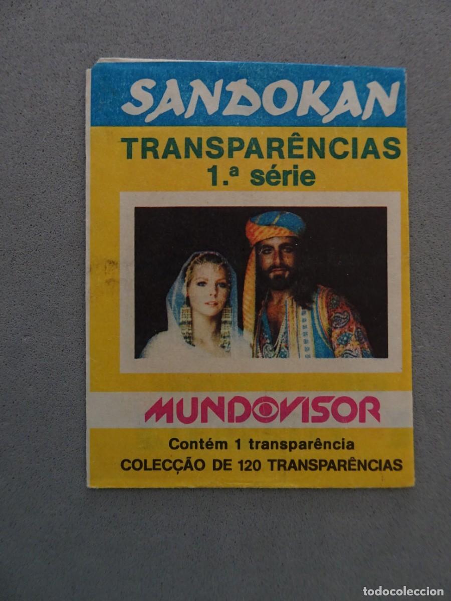 Coleccionismo Cromos antiguos: Sobre cromos sin abrir - cartera cromos cerrada Sandokan - Coleccion portuguesa