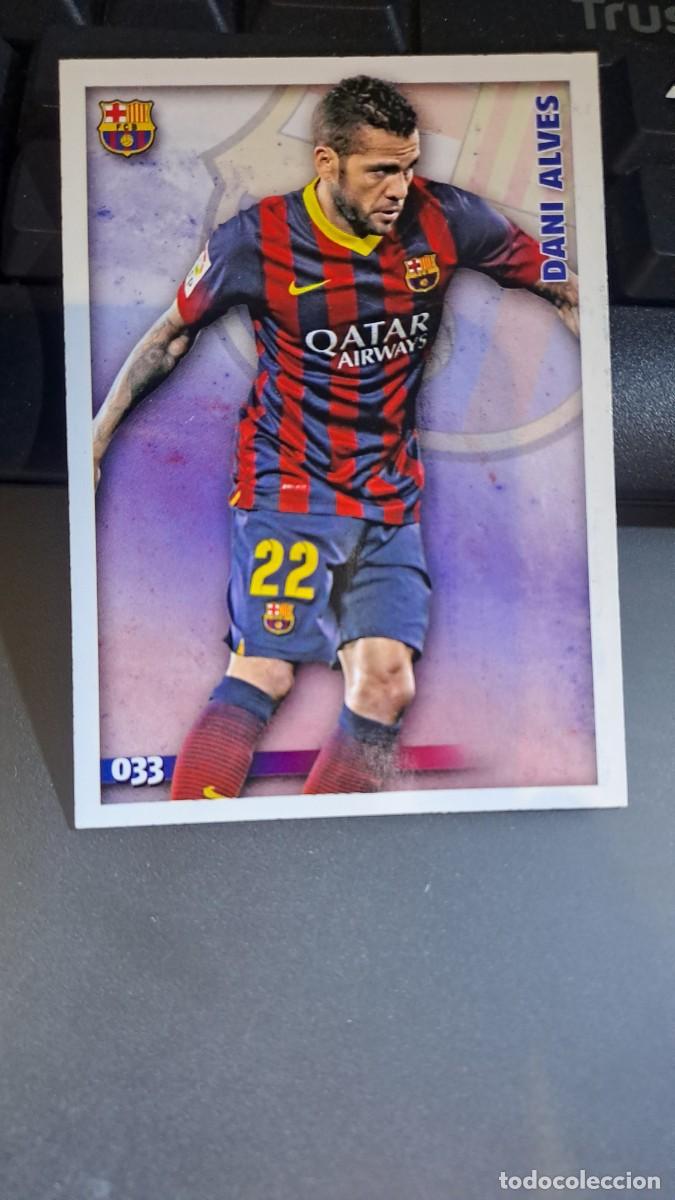 Coleccionismo Cromos antiguos: LAS FICHAS DE LA LIGA QUIZ 2015 DANI ALVES 33 BARCELONA FICHAS CROMO LIGA 2014 2015 14 15 MUNDICROMO
