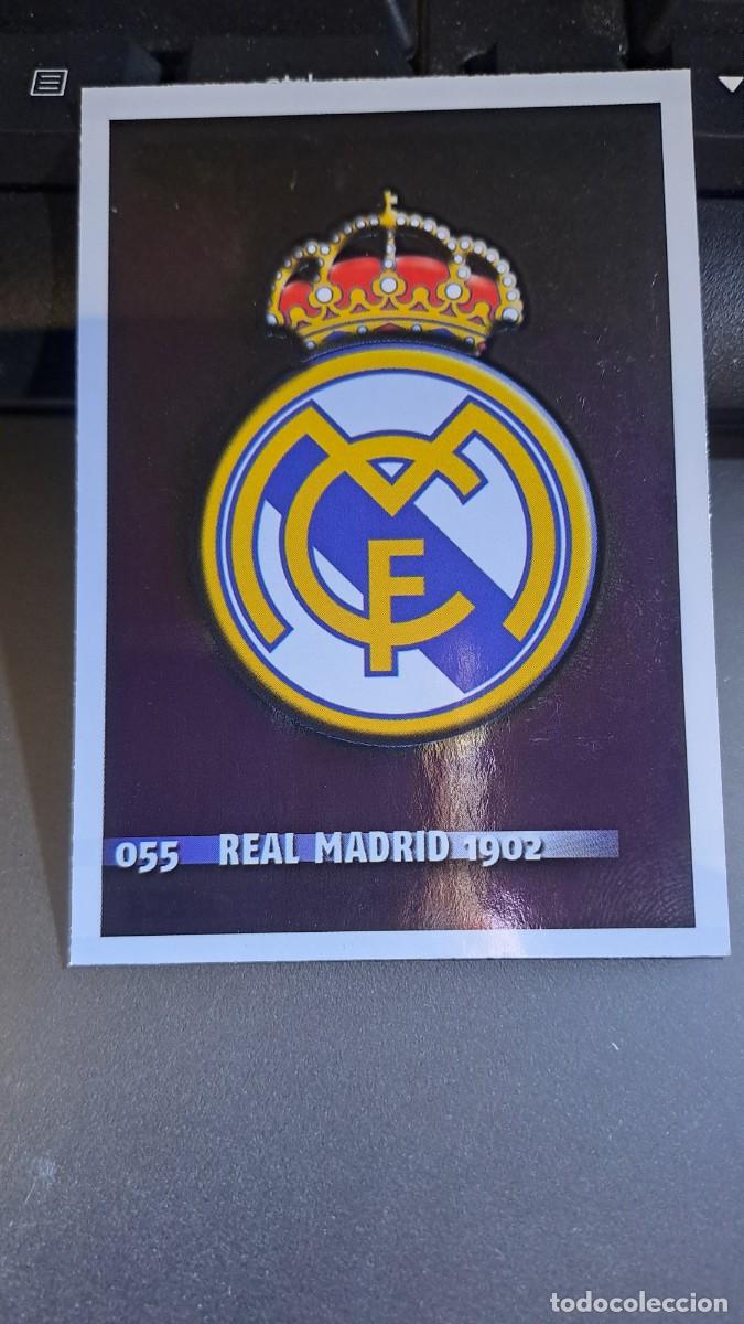 Coleccionismo Cromos antiguos: LAS FICHAS DE LA LIGA QUIZ 2015 ESCUDO REAL MADRID 55 CROMO LIGA 2014 2015 14 15 MUNDICROMO
